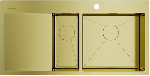 Мойка Omoikiri AKISAME 100-2 LG-R крыло слева в Тюмени (preview 1)