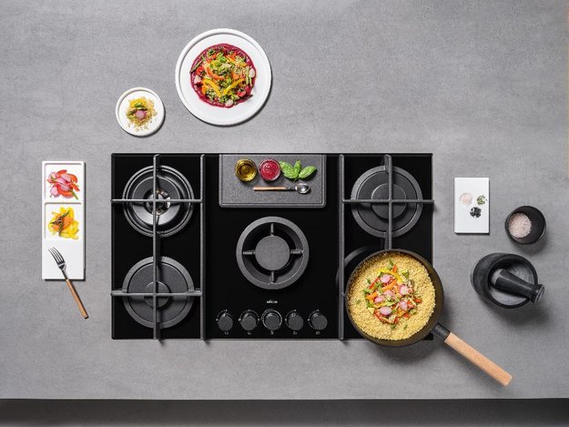 Варочная панель с вытяжкой Elica NIKOLATESLA FLAME EVO BL/A/88 в Тюмени (preview 4)