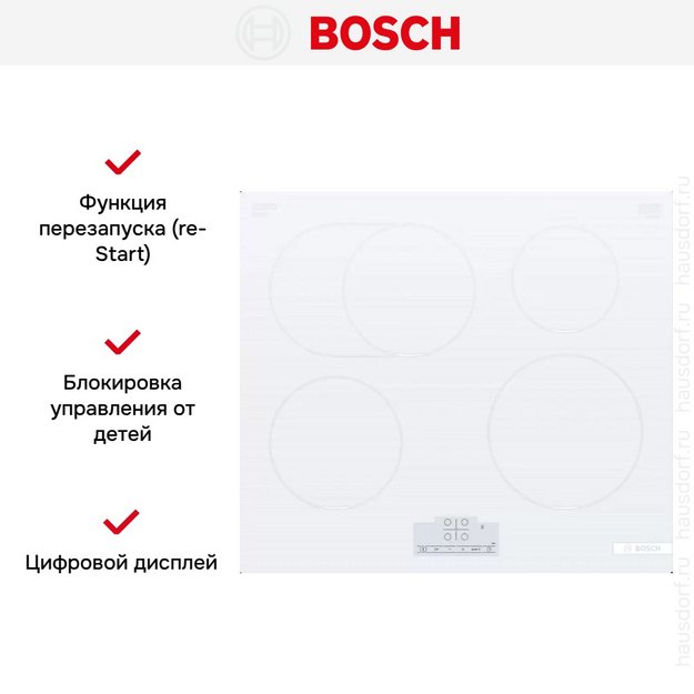 Индукционная варочная панель Bosch PIF612BB1E в Тюмени (preview 4)