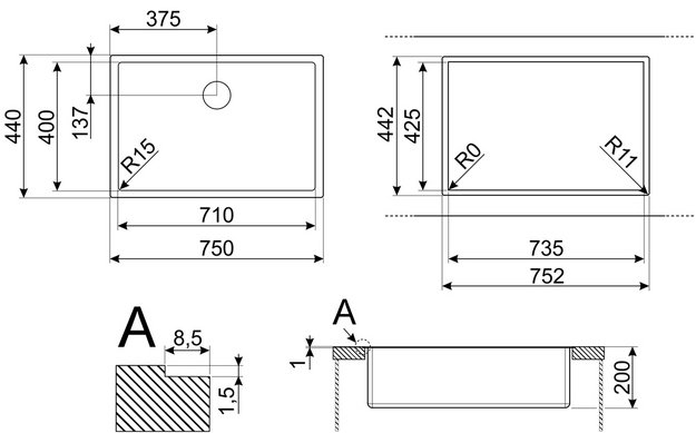 Мойка Smeg VFU71SFR в Тюмени (preview 4)