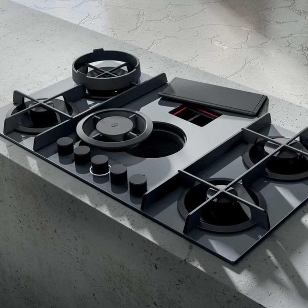 Варочная панель с вытяжкой Elica NIKOLATESLA FLAME BL/F/88 в Тюмени (preview 3)