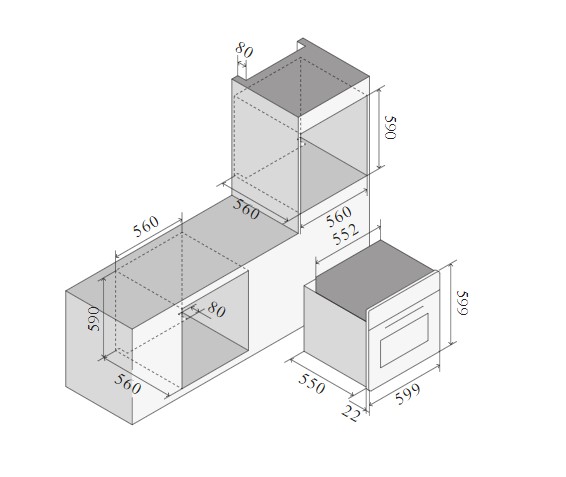 Духовой шкаф ILVE OV60-SNT3/AWG в Тюмени (preview 2)