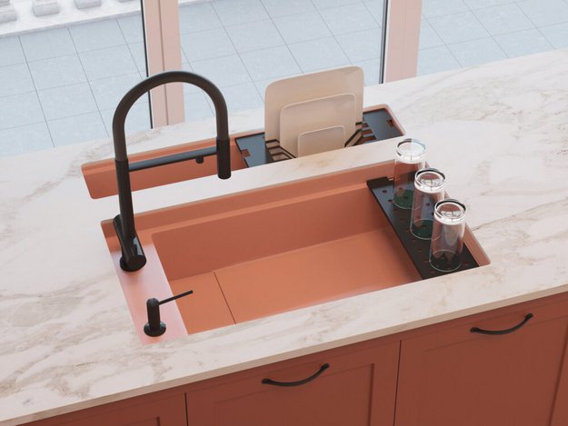 Мойка Omoikiri Kinaru Pro 86-U/I CN Canyon в Тюмени (preview 5)