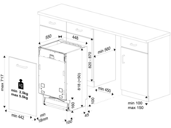 Встраиваемая посудомоечная машина Teka DFI 44700 NEW в Тюмени (preview 5)