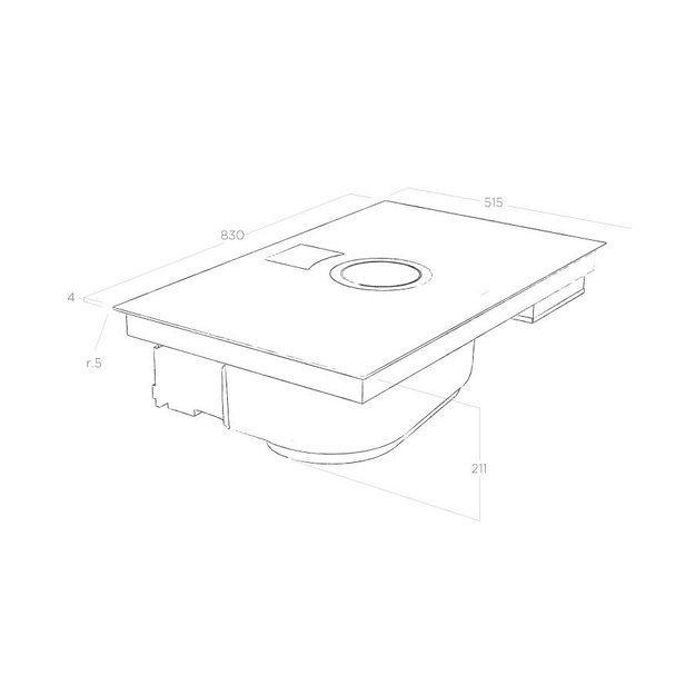 Варочная панель с вытяжкой Elica NIKOLATESLA SWITCH BL/A/83 в Тюмени (preview 9)