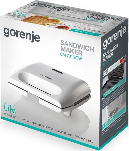 Сэндвичница Gorenje SM701GCW в Тюмени (preview 7)