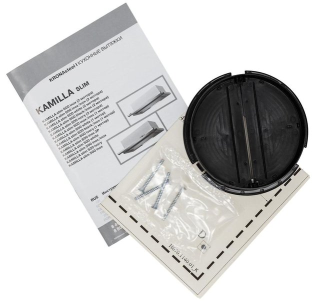 Вытяжка Krona Kamilla slim 600 ivory (2 мотора) в Тюмени (preview 10)