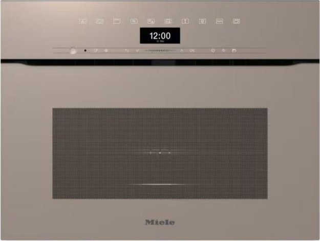 Компактный духовой шкаф с СВЧ Miele H7440 BMX Pearlbeige в Тюмени (preview 1)