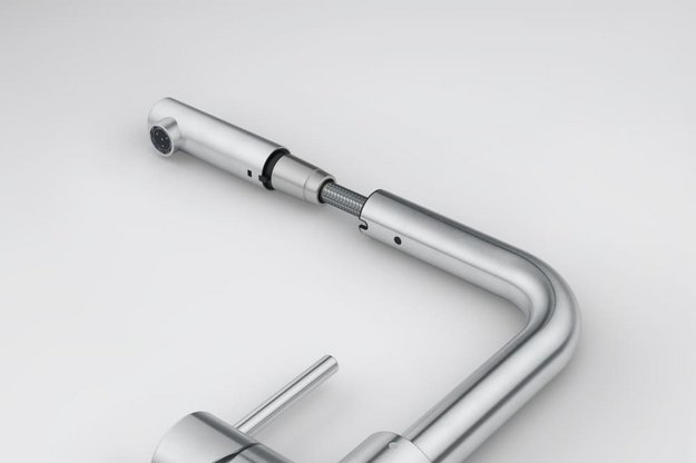 Смеситель Franke Smart Glenda выдвижной шланг нержавеющая сталь в Тюмени (preview 2)