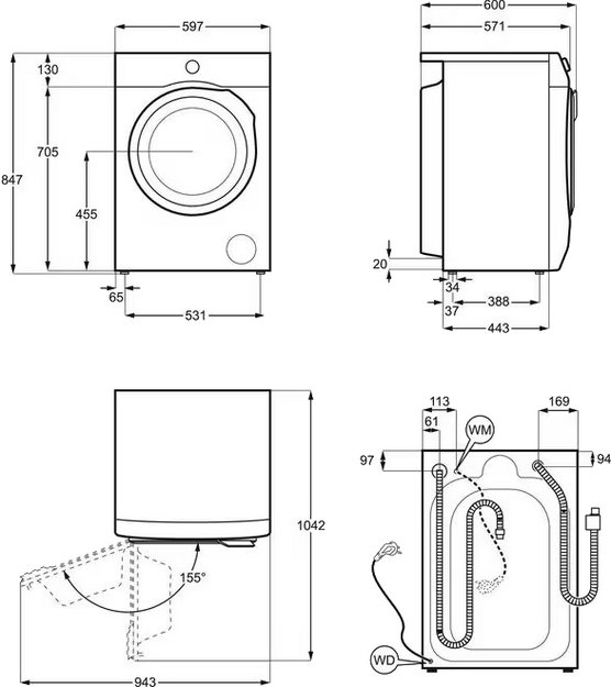 Стирально-сушильная машина Electrolux EW7W2481E в Тюмени (фото 4) Стирально-сушильная машина Electrolux EW7W2481E в Тюмени (preview 4)
