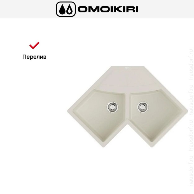 Мойка Omoikiri SUMI 83C WH в Тюмени (preview 4)