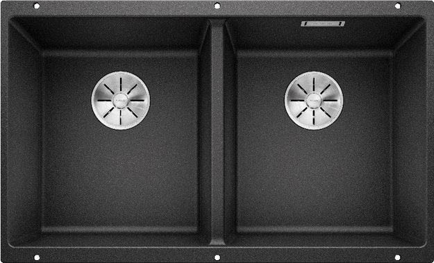Мойка BLANCO SUBLINE 350/350-U Silgranit антрацит в Тюмени (preview 1)