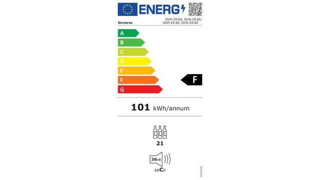 Встраиваемый винный шкаф Dunavox DVN-25.65DB.TO в Тюмени (preview 9)