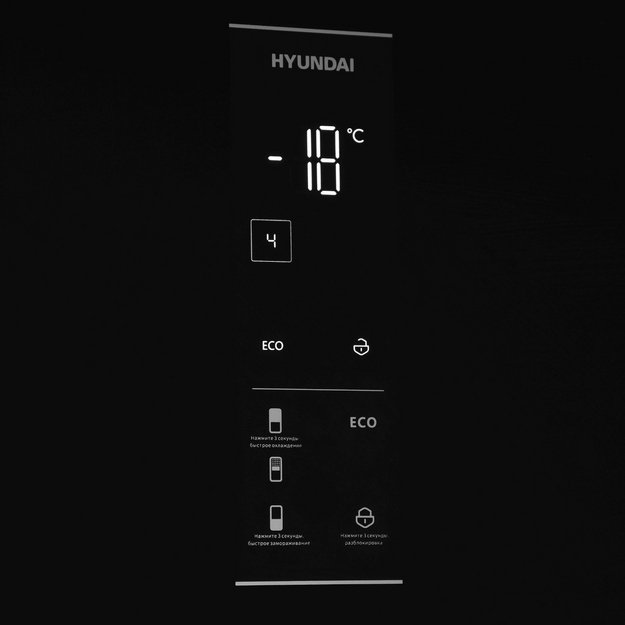 Холодильник Hyundai CC50073F черный в Тюмени (preview 14)
