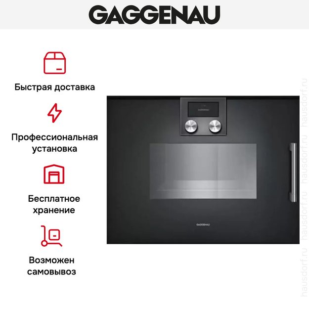 Духовой шкаф-пароварка Gaggenau BSP 251-100 в Тюмени (preview 8)