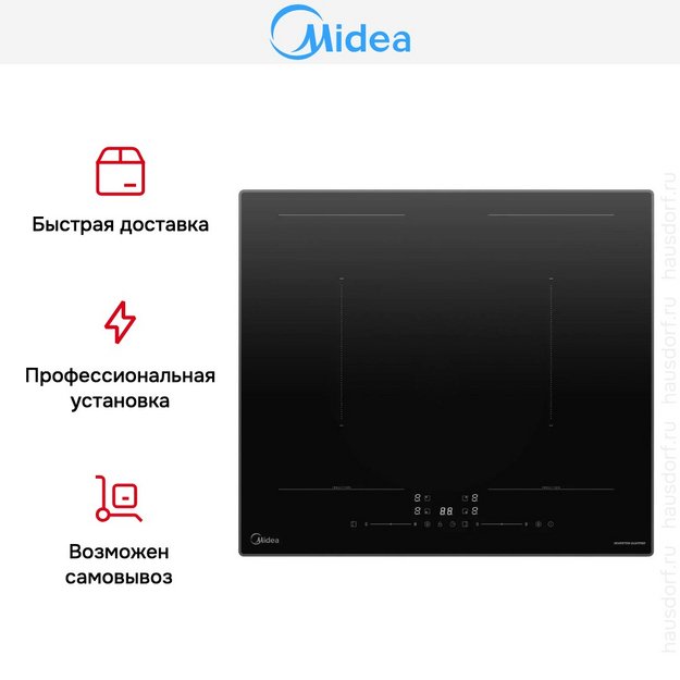 Варочная панель индукционная Midea MIH67783SB в Тюмени (preview 11)