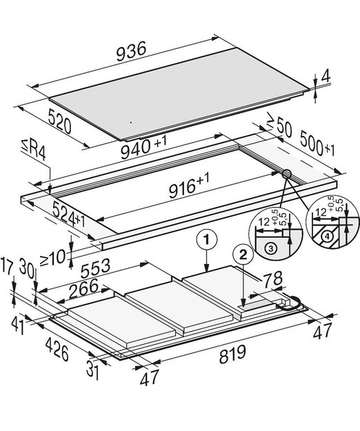 Варочная панель Miele KM 7897-1 FL Diamond в Тюмени (preview 6)