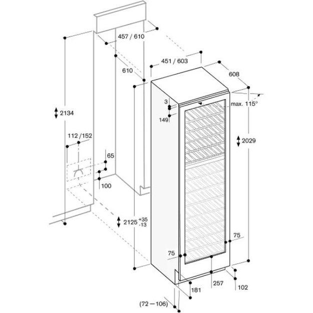 Винный шкаф Gaggenau RW 414-260 в Тюмени (preview 3)