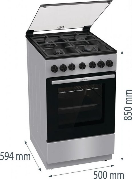 Комбинированная плита Gorenje GK5B44SF в Тюмени (preview 4)