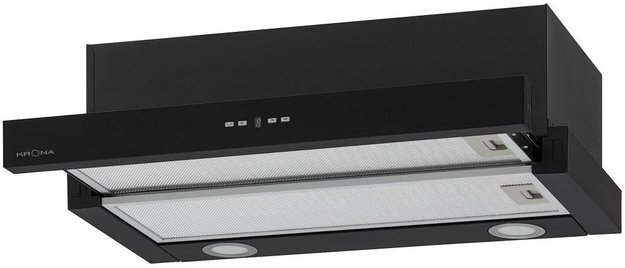 Встраиваемая вытяжка Krona KAMILLA TK 600 BLACK (1 мотор) в Тюмени (preview 1)