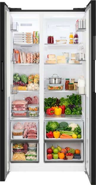 Отдельностоящий холодильник с инвертором Weissgauff WSBS 550 Built-in NoFrost Inverter Black в Тюмени (preview 5)