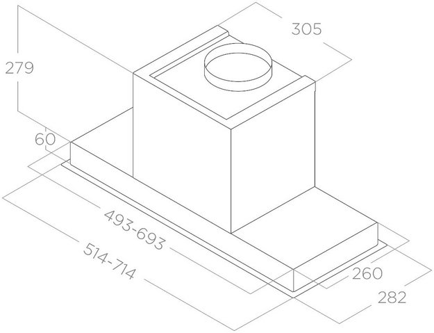 Встраиваемая вытяжка Elica HIDDEN 2.0 BL MAT/A/52 в Тюмени (preview 4)