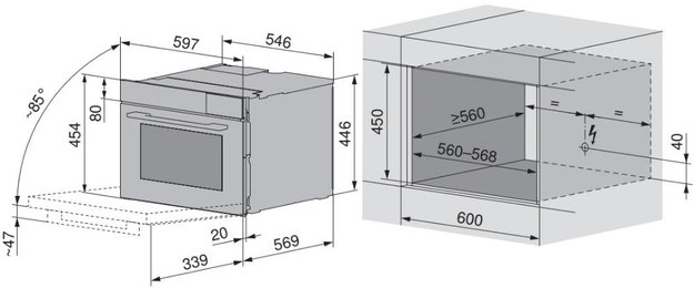 Встраиваемый паровой шкаф V-ZUG Steamer V4000 45 S4T-23026 платина в Тюмени (preview 4)