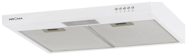 Вытяжка Krona JESSICA slim 600 white push button в Тюмени (preview 1)