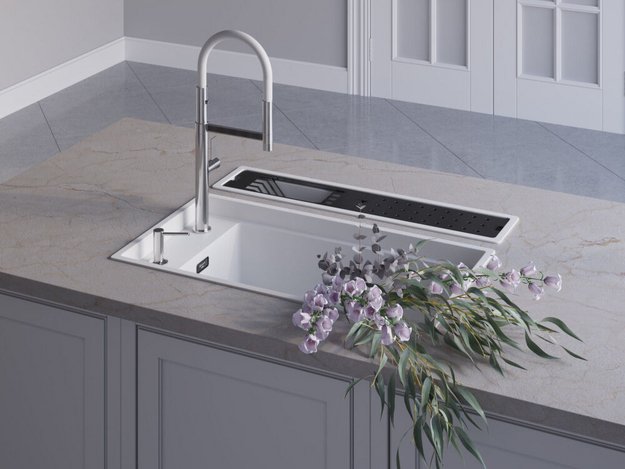 Мойка Omoikiri Kinaru Pro 86-U/I WH в Тюмени (preview 4)