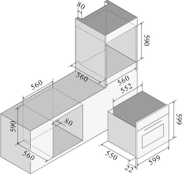 Духовой шкаф Ilve OV601GTPY/BK в Тюмени (preview 3)