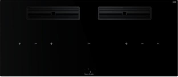 Индукционная варочная поверхность с вытяжкой Kuppersbusch KMI 12850.0 SR-E Black Chrome в Тюмени (preview 1)