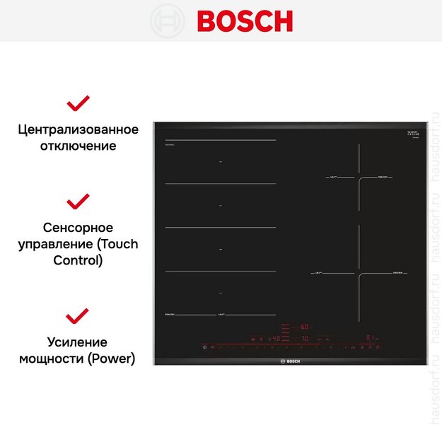 Варочная панель Bosch PXE675DC1E в Тюмени (preview 7)