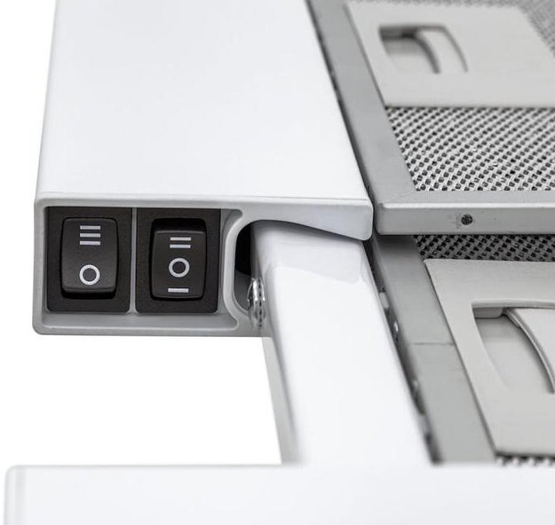 Вытяжка Krona Kamilla slim 600 white (2 мотора) в Тюмени (preview 12)