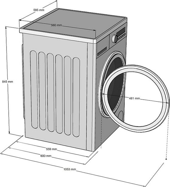 Сушильная машина Korting KD 60HP83 в Тюмени (preview 4)