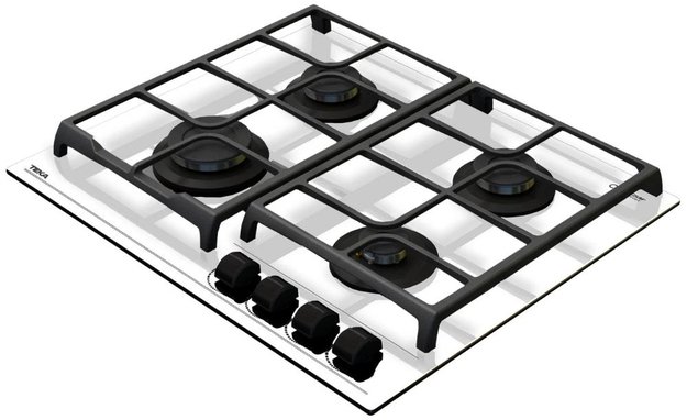 Встраиваемая газовая варочная панель Teka GBC 64100 KBN WHITE в Тюмени (preview 2)