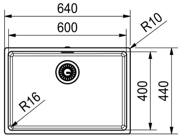 Мойка Franke FEX 210-60 сталь в Тюмени (preview 4)
