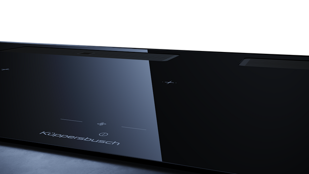 Индукционная варочная поверхность с вытяжкой Kuppersbusch KMI 12850.0 SR-E Black Velvet в Тюмени (preview 5)