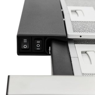 Встраиваемая вытяжка Крона Kamilla slim 600 black/inox (1 мотор) фото 2 в Тюмени Встраиваемая вытяжка KRONA Kamilla slim 600 black/inox (1 мотор) фото 2 в Тюмени
