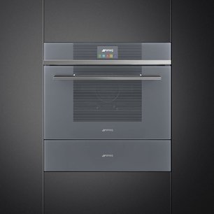 Компактный духовой шкаф с пароваркой Смег SF4104VCS фото 2 в Тюмени Компактный духовой шкаф с пароваркой Smeg SF4104VCS фото 2 в Тюмени