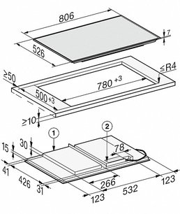 Индукционная варочная панель Miele KM 7677 FR с витрины, новая (без коробки) фото 3 в Тюмени