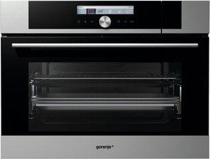 Компактная духовка с функцией пароварки Горение Плюс GCS873X фото в Тюмени Компактная духовка с функцией пароварки Gorenje Plus GCS873X фото в Тюмени