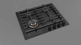 Газовая варочная панель Fulgor Milano FCLH 604 G T WK BK фото 2 в Тюмени