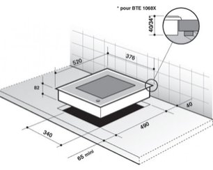 Модульная система De Dietrich DTE 1048 X фото 3 в Тюмени
