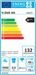 Стиральная машина Фауцуг AdoraWash V4000 AW4TOHC li фото 4 в Тюмени Стиральная машина V-ZUG AdoraWash V4000 AW4TOHC li фото 4 в Тюмени