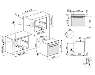 Духовой шкаф Смег SF6400PZB фото 3 в Тюмени Духовой шкаф Smeg SF6400PZB фото 3 в Тюмени