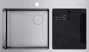 Мойка Omoikiri AKISAME 86-2 SIDE IN