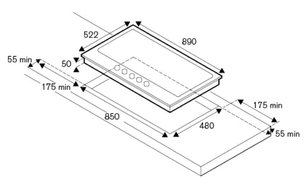 Варочная панель Bertazzoni P905LMODX фото 4 в Тюмени