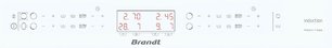 Индукционная варочная панель Brandt BPI264HSW фото 2 в Тюмени