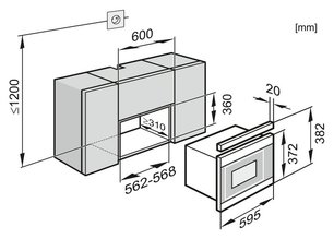 Микроволновая печь Миле M 8160-2 W фото 4 в Тюмени Микроволновая печь Miele M 8160-2 W фото 4 в Тюмени