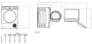 Сушильная машина Джекис JTD 9WL0T3N фото 3 в Тюмени Сушильная машина Jacky`s JTD 9WL0T3N фото 3 в Тюмени